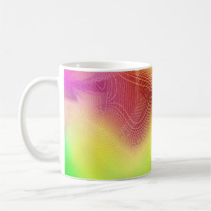 Taza De Café fondo de desenfoque abstracto. parte gráfica multi