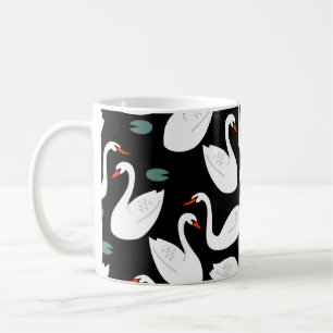 Taza De Café Fondo de escritorio Seamless de White Swans Lake
