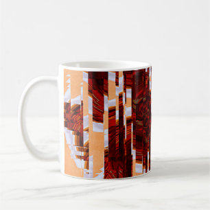 Taza De Café fondo de grieta abstracto con efecto de destello