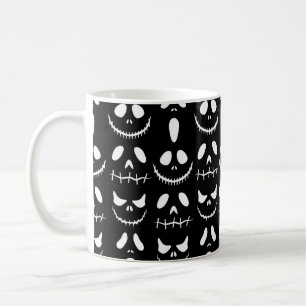 Taza De Café Fondo de Halloween. Patrón sin inconvenientes
