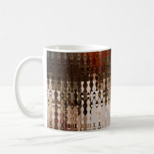 Taza De Café fondo de intersección geométrica abstracta
