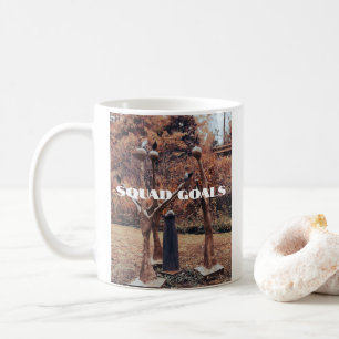 Taza De Café Fondo de la Caída de los Objetivos del Escuadrón B