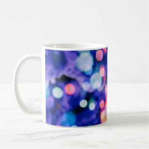 Taza De Café fondo de las bombillas brillantes:desenfoque de C