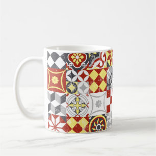 Taza De Café Fondo de mosaico tradicional