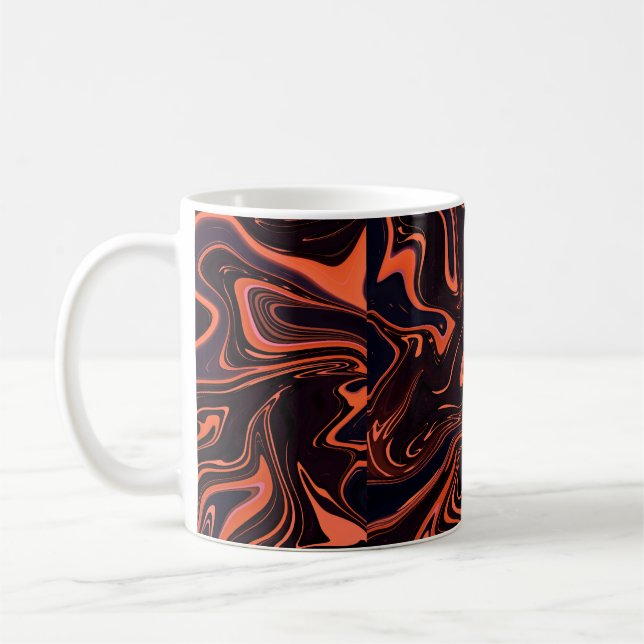 Taza De Café Fondo de textura de mármol abstracto (Izquierda)