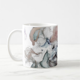 Taza De Café Fondo del alcohol. Manchas grises y negras. Ice Ba