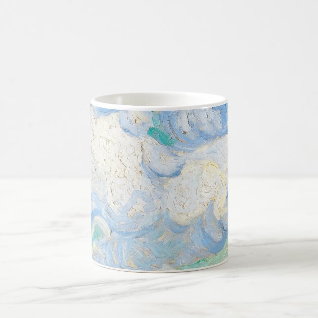 Taza De Café Fondo del cielo de Van Gogh (Centro)