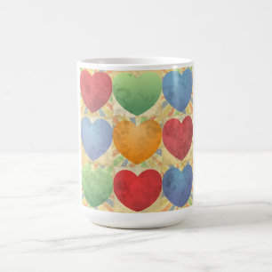 Taza De Café Fondo del corazón