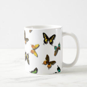 Taza De Café Fondo lindo de la mariposa