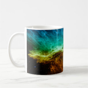 Taza De Café Fondo nebuloso espacial colorido,abstracto,astronó