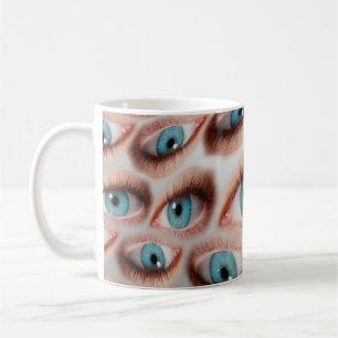 Taza De Café Fondo psicodélico abstracto de visión distorsionad