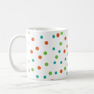 Taza De Café Fondo sin inconvenientes con el patrón de puntos p