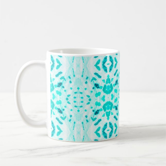 Taza De Café Fondo sin soldadura del pincel Resumen Gitano E (Izquierda)