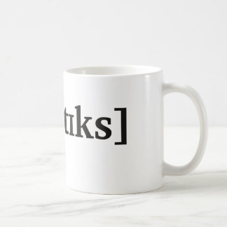 Taza De Café Fonética en IPA. Negro