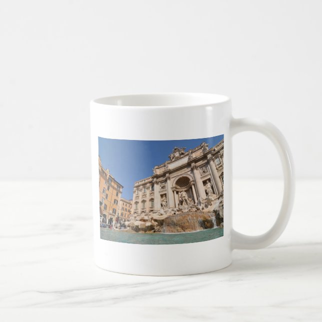 Taza De Café Fontana di Trevi en Roma, Italia (Derecha)