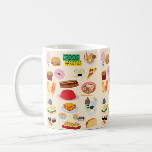 Taza De Café Food Varieties (Izquierda)