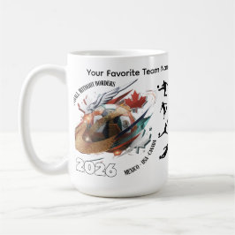 Taza De Café Football 2026 Coffee Mug– Mexico USA Canada Design