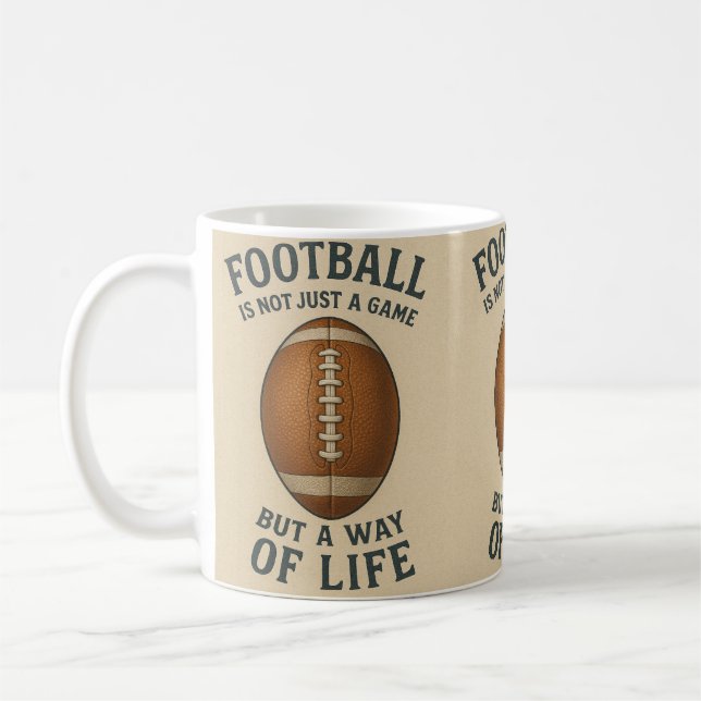 Taza De Café Football, a way of life (Izquierda)