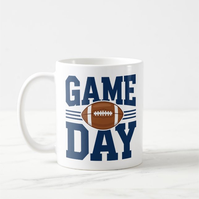 Taza De Café Football Game Day (Izquierda)