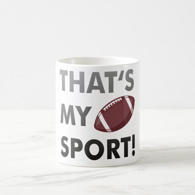 Taza De Café Football - thats's my sport! american football (Centro)