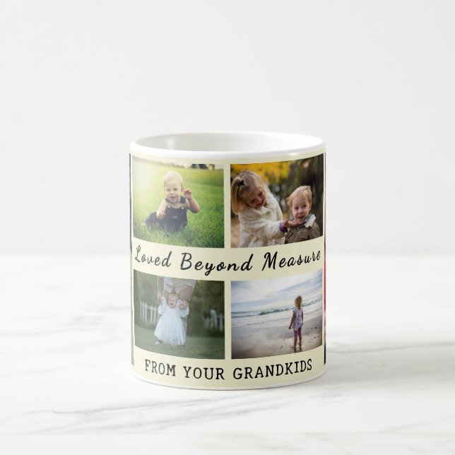 Taza De Café For Grandma & Grandpa – Loved Beyond Measure Mug (Centro)