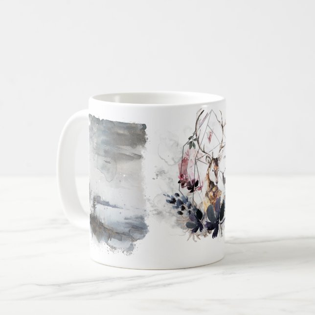 Taza De Café Forest Animal Christmas  (Anverso izquierdo)