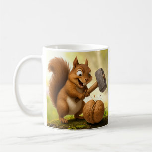 Taza De Café "Forest Squirrel Cascanueces