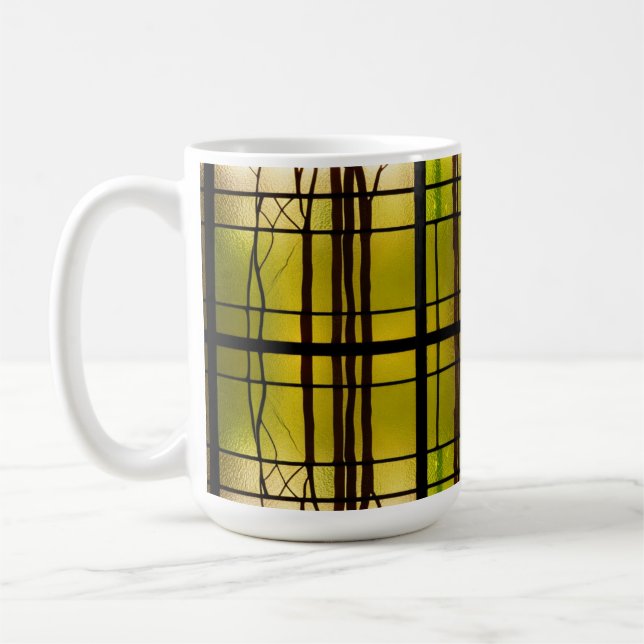 Taza De Café Forest Stained Glass Mug (Izquierda)