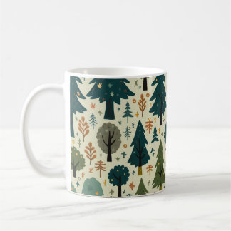 taza de café forestal