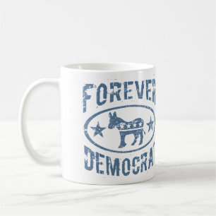 Taza De Café Forever Demócrata