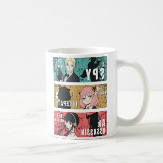 Taza De Café Forger Family Anime Pop Art Panel Design