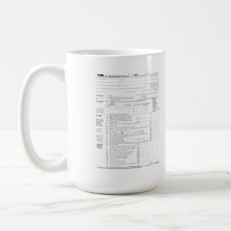 Taza De Café Forma 1040 del impuesto sobre la renta