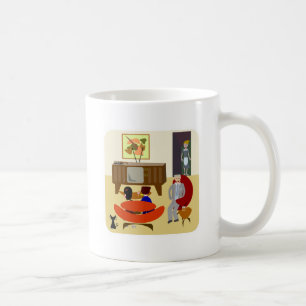 Taza De Café Forma de vida retra