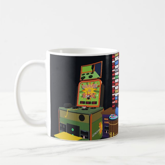 Taza De Café Formación de Arcadius - Gopher Bash, High Striker, (Izquierda)
