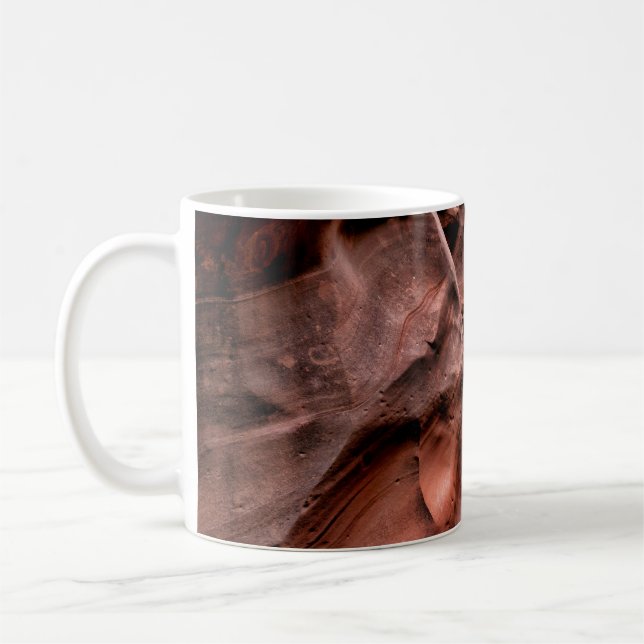 Taza De Café Formaciones de roca marrón (Izquierda)