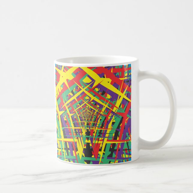 Taza De Café Formas abstractas (Derecha)