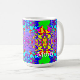 Taza De Café Formas abstractas geométricas caprichosas y audace