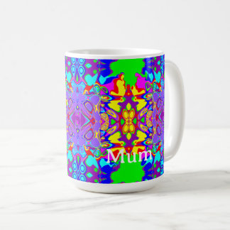 Taza De Café Formas abstractas geométricas caprichosas y audace