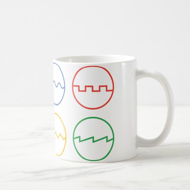 Taza De Café Formas de onda (Derecha)