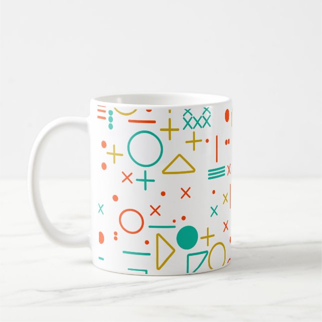 Taza De Café Formas geométricas (Izquierda)