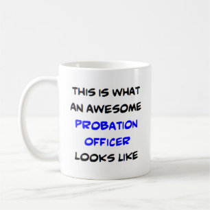 Taza De Café formidable oficial de libertad condicional
