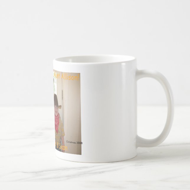 Taza De Café ¡formug, Felices Navidad, tía Allison! Amor, Ste… (Derecha)