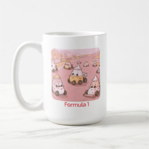 Taza De Café Fórmula 1 Coche de Carreras Biberón Bebé Mono Cart