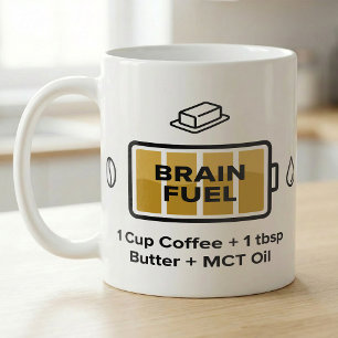 Taza De Café Fórmula de café con mantequilla de aceite MCT