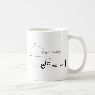 Taza De Café Fórmula de la matemáticas de la identidad de Euler