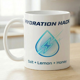 Taza De Café Fórmula de limón y sal de miel para mejorar la hid