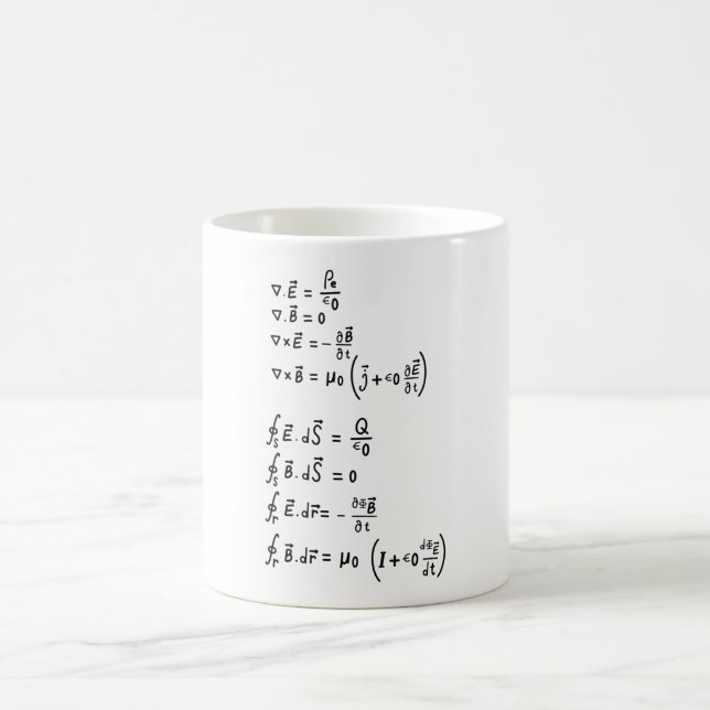 Taza De Café Fórmula física (Centro)