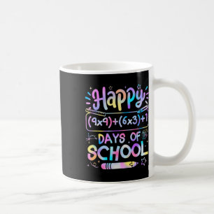 Taza De Café Fórmula Matemática 100 Días De Escuela Profesor De