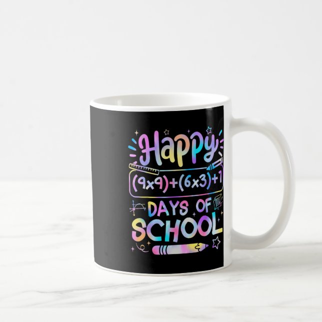 Taza De Café Fórmula Matemática 100 Días De Escuela Profesor De (Derecha)