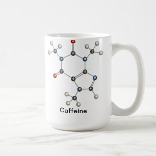 Taza De Café Fórmula nuclear del cafeína